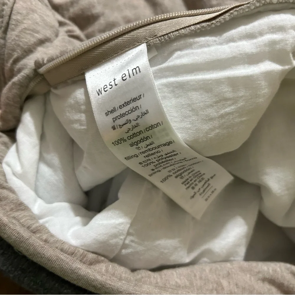 West Elm pillow cover